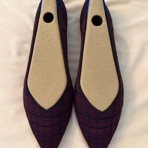 NEW Women’s Rothy's | Cranberry Plaid Points | Size 10